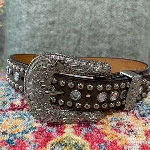 Little Girls 3D Belt Co Western Belt size 22
